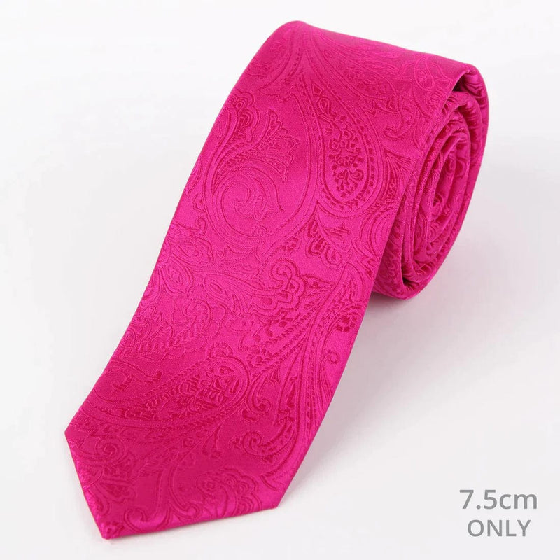 M19555T James Adelin Mens Paisley Silk Neck Tie