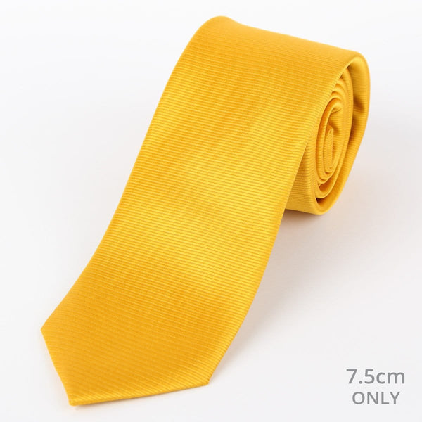 James Adelin Mens Silk Neck Tie in Gold Twill Weave