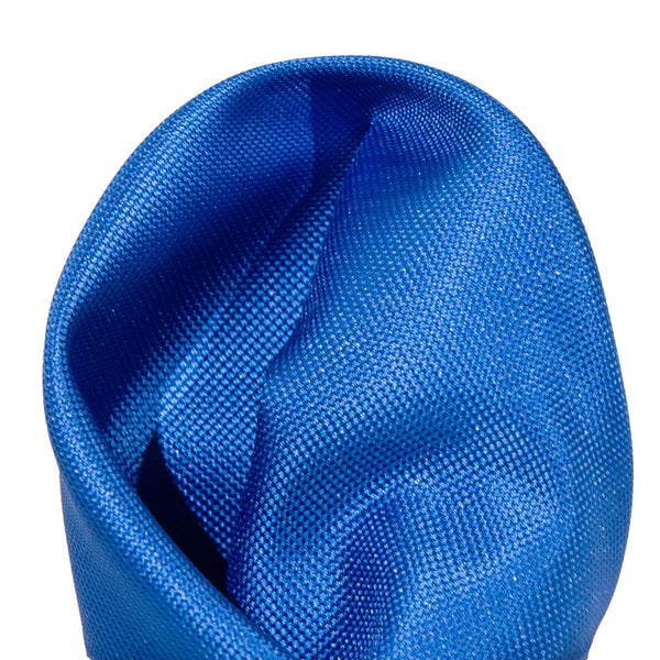 James Adelin Luxury Textured Weave Pocket Square in Royal