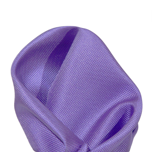 James Adelin Luxury Textured Weave Pocket Square in Purple