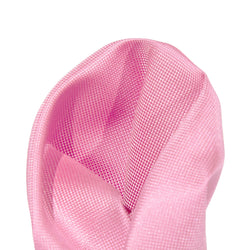 James Adelin Luxury Textured Weave Pocket Square in Pink