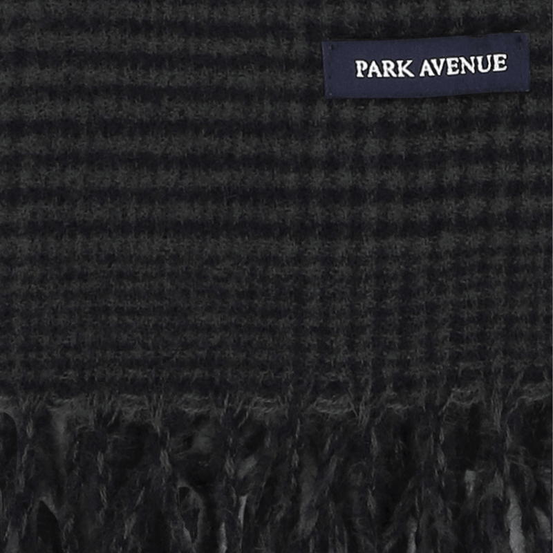 Park Avenue Soft Touch Scarf in Charcoal Check