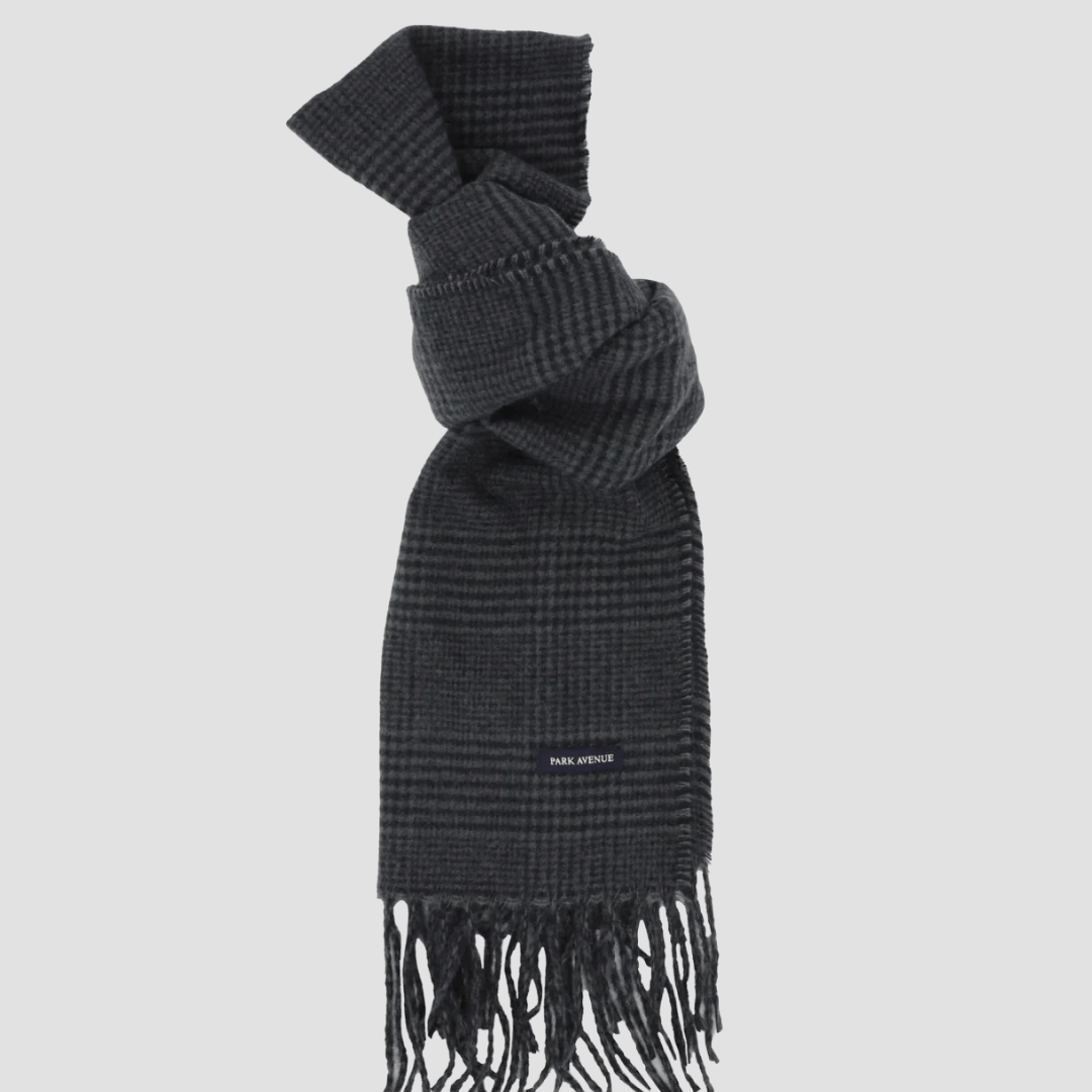 Park Avenue Soft Touch Scarf in Navy Check