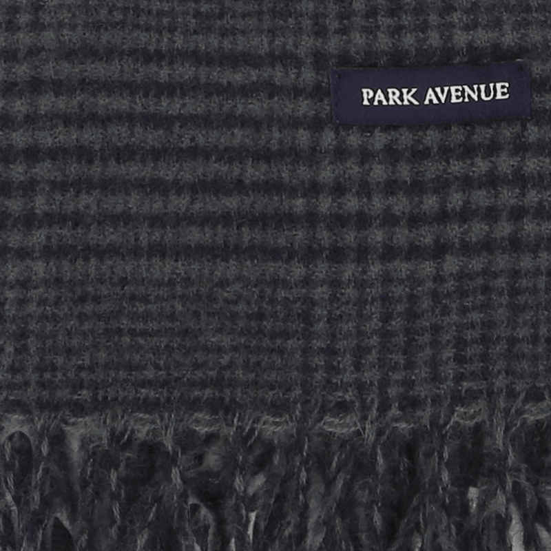 Park Avenue Soft Touch Scarf in Navy Check