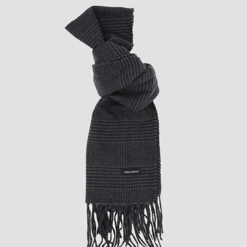 Park Avenue Soft Touch Scarf in Navy Check