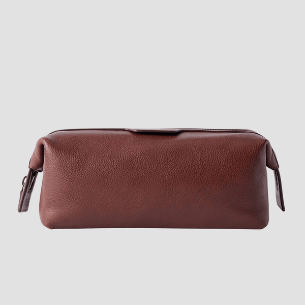 R.M. Williams Farrier Washbag in Whiskey Leather - In Store Only