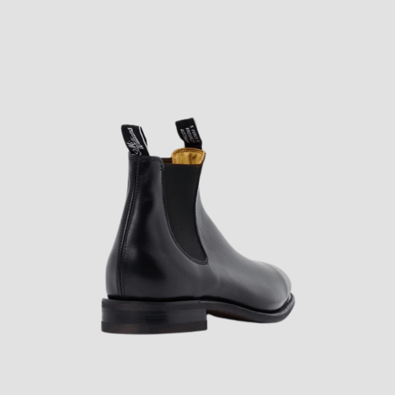 R.M. Williams Mens Comfort Craftsman Boot in Black - In Store Only