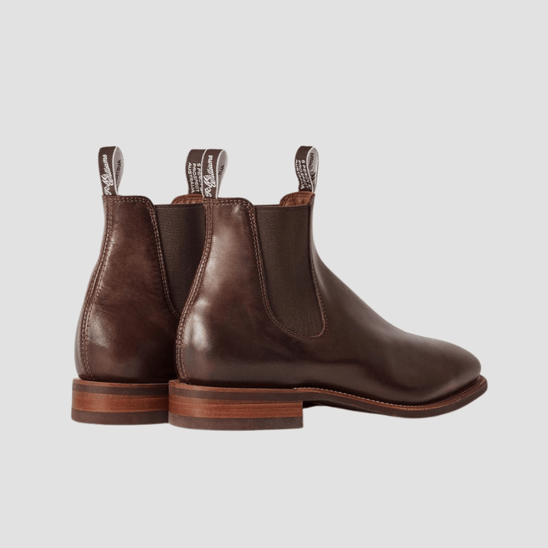 R.M. Williams Mens Comfort Craftsman Boot in Mid Brown - In Store Only
