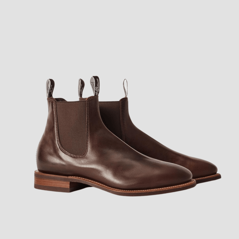 R.M. Williams Mens Comfort Craftsman Boot in Mid Brown - In Store Only