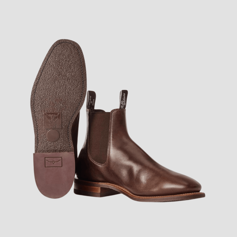 R.M. Williams Mens Comfort Craftsman Boot in Mid Brown - In Store Only