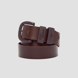 R.M. Williams Mens Leather Drover Belt in Chocolate - In Store Only