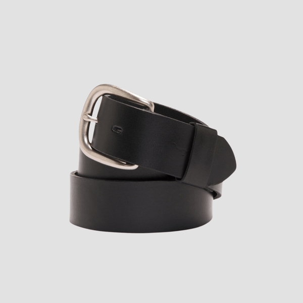 R.M. Williams Mens Leather Traditional Belt in Black - In Store Only