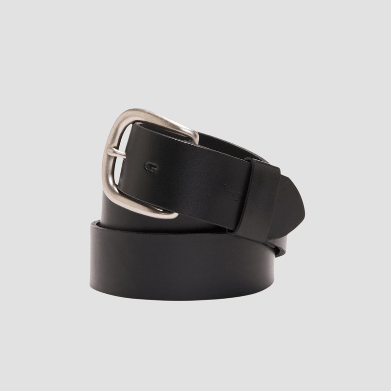 R.M. Williams Mens Leather Traditional Belt in Black - In Store Only