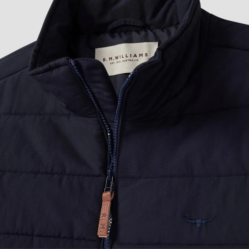 R.M. Williams Mens Patterson Creek Jacket in Navy - In Store Only