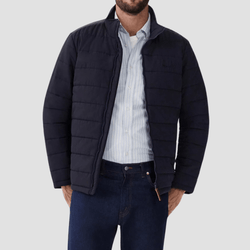 R.M. Williams Mens Patterson Creek Jacket in Navy - In Store Only