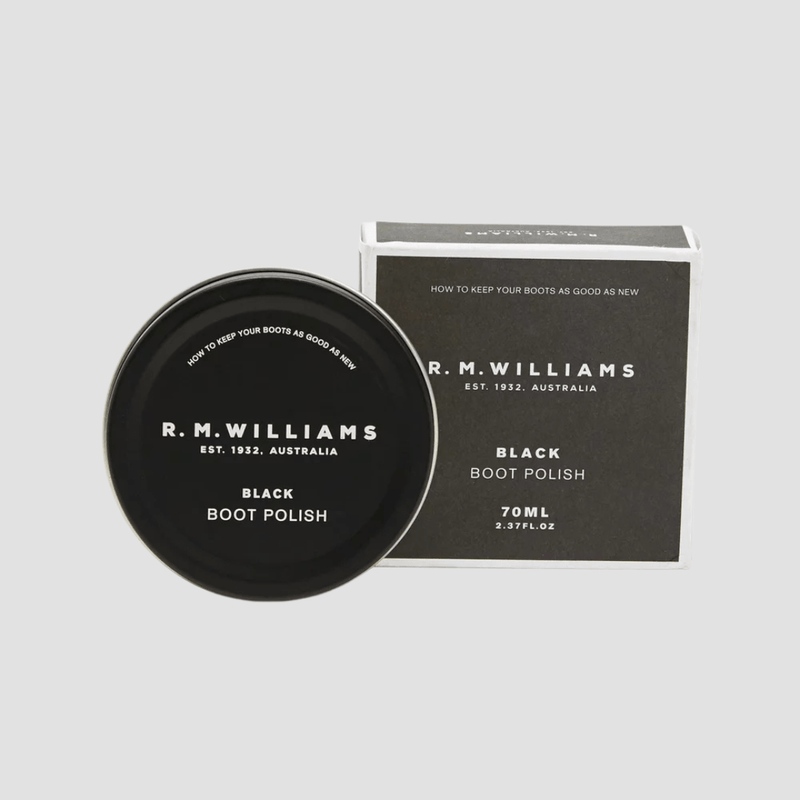 R.M. Williams Stockman's Boot Polish in Black - In Store Only