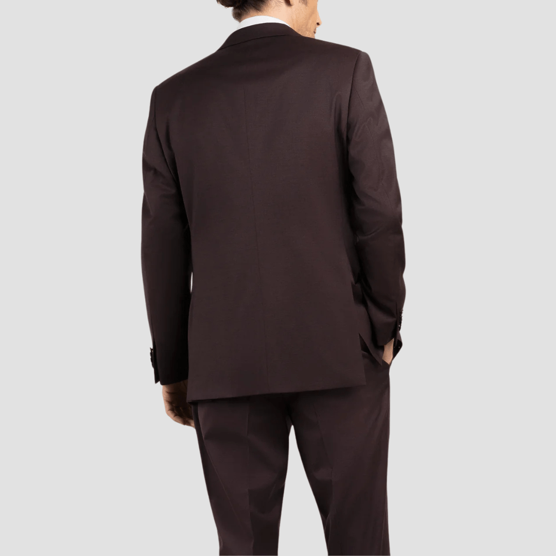 Rembrandt Original Fit Cooper Suit in Burgundy Twill