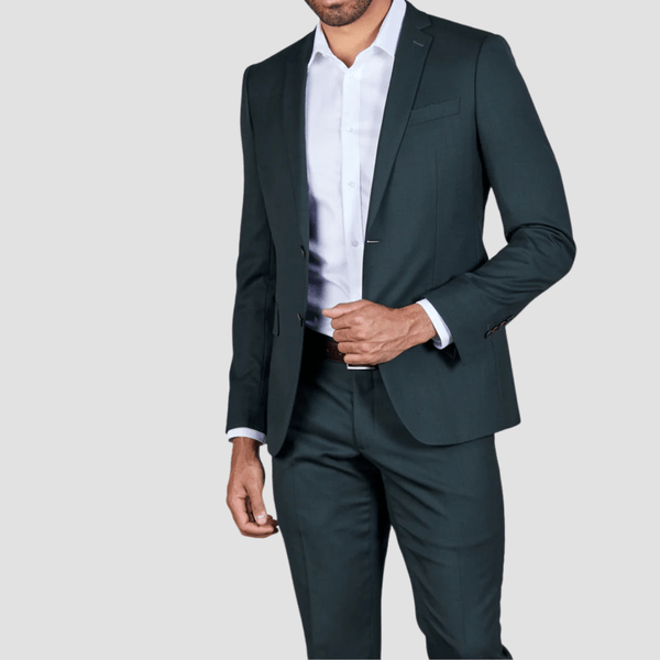 Rembrandt Classic Fit Cooper Suit in Dark Green - Big Man