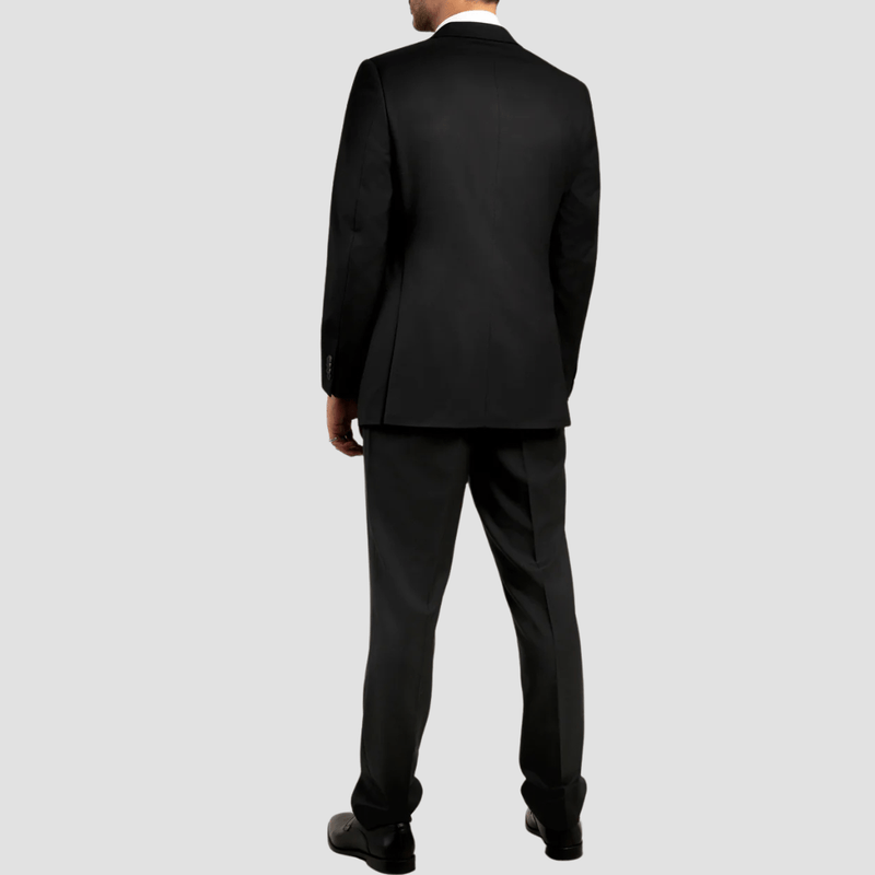 Rembrandt Classic Fit Cooper Suit in Jet Black Pure Wool