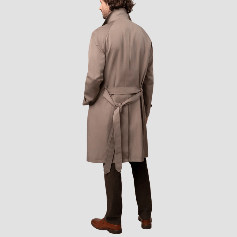 Rembrandt Mens Loch Water Resistant Raglan Coat in Camel Brown