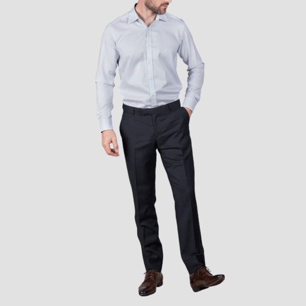 Rembrandt Original Fit Lotus Mens Suit Trouser in Navy Pure Wool