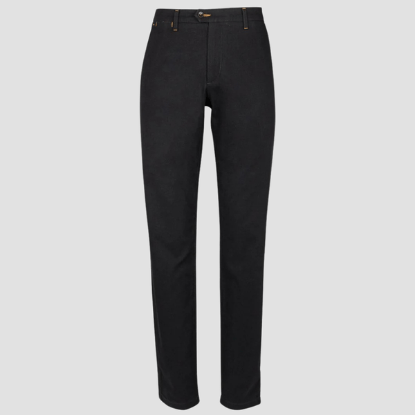 Rembrandt Slim Fit Soho Mens Chino in Dark Navy Birdseye