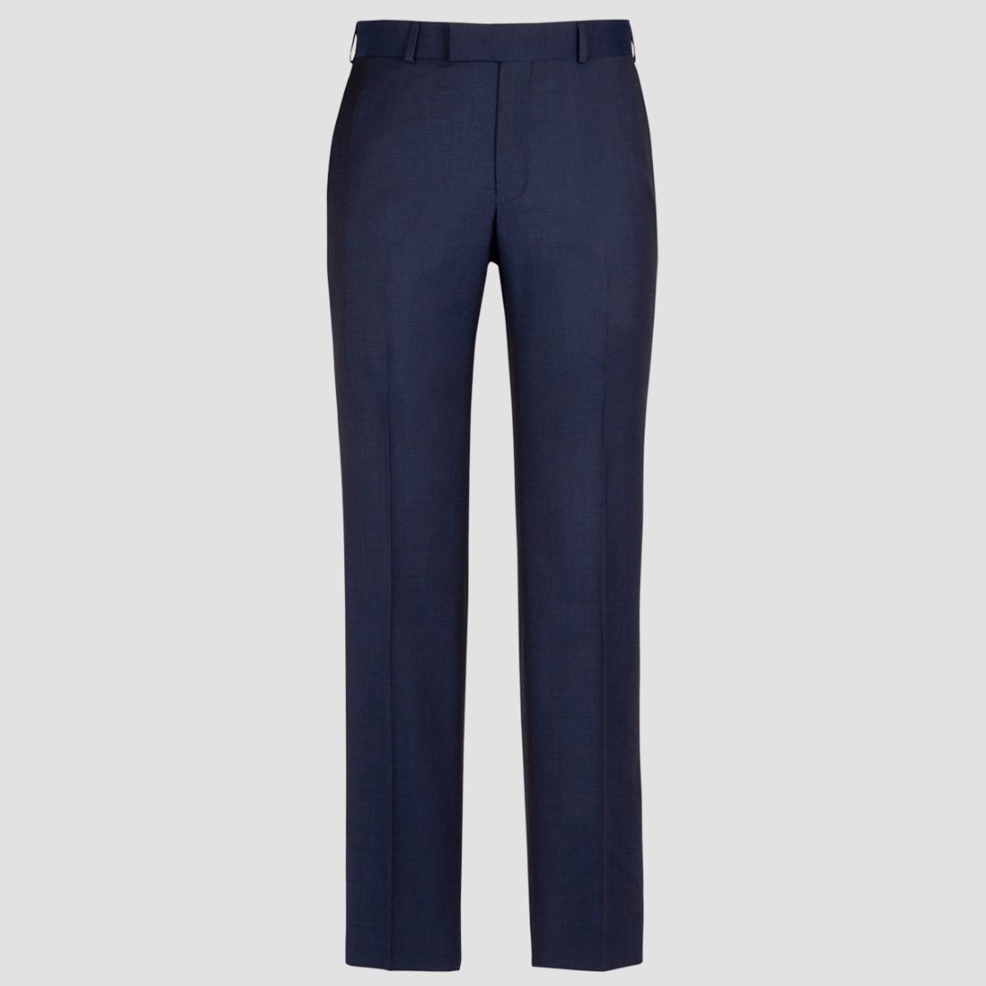 Rembrandt Original Fit Cooper Suit in Blue Contrast Twill Pure Wool