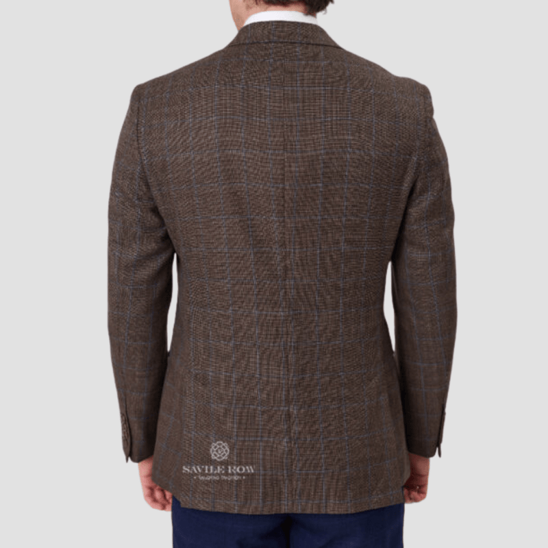 Savile Row Slim Fit Abram Sports Jacket in Nut BW8