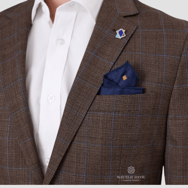Savile Row Slim Fit Abram Sports Jacket in Nut BW8
