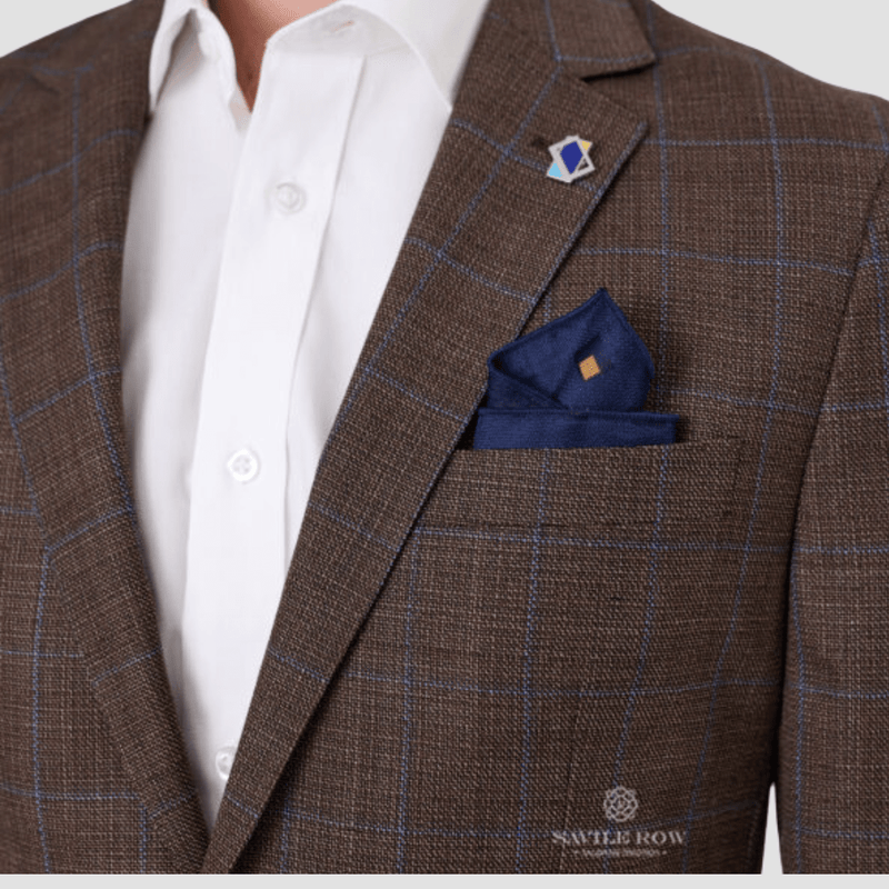 Savile Row Slim Fit Abram Sports Jacket in Nut BW8