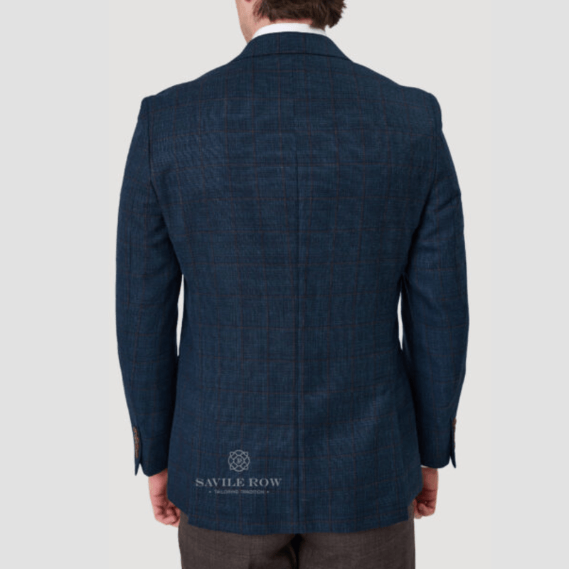 Savile Row Slim Fit Abram Sports Jacket in Olive BW6