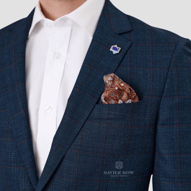 Savile Row Slim Fit Abram Sports Jacket in Olive BW6