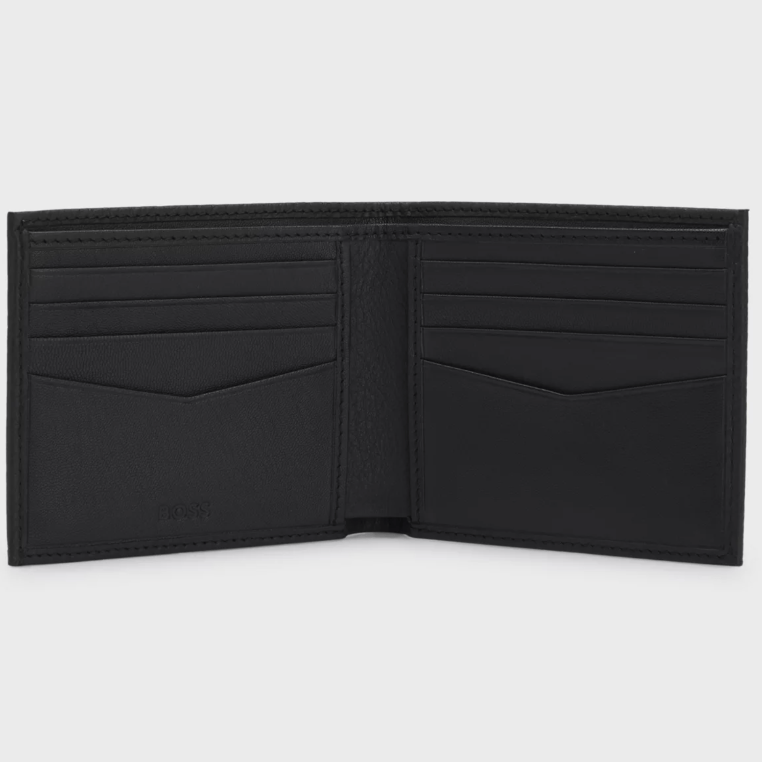 Hugo Boss Crosstown Leather Wallet in Black