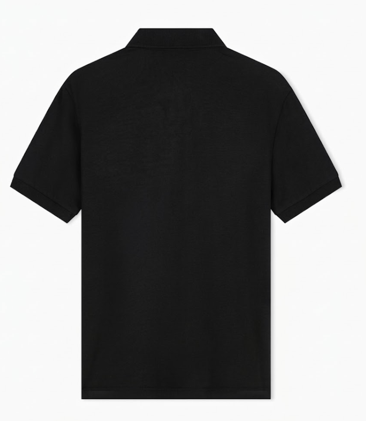 Armani Exchange Slim Fit Polo Shirt In Black Cotton Stretch