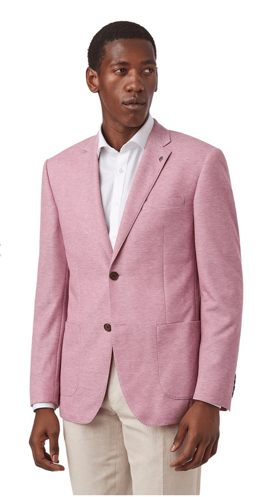 Cambridge Slim Fit Zeke Sports Jacket in Pink