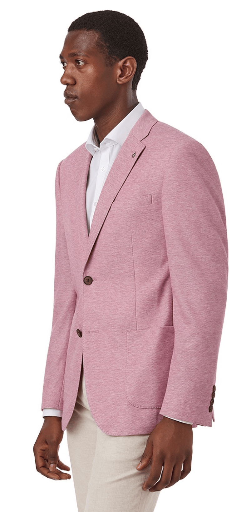 Cambridge Slim Fit Zeke Sports Jacket in Pink