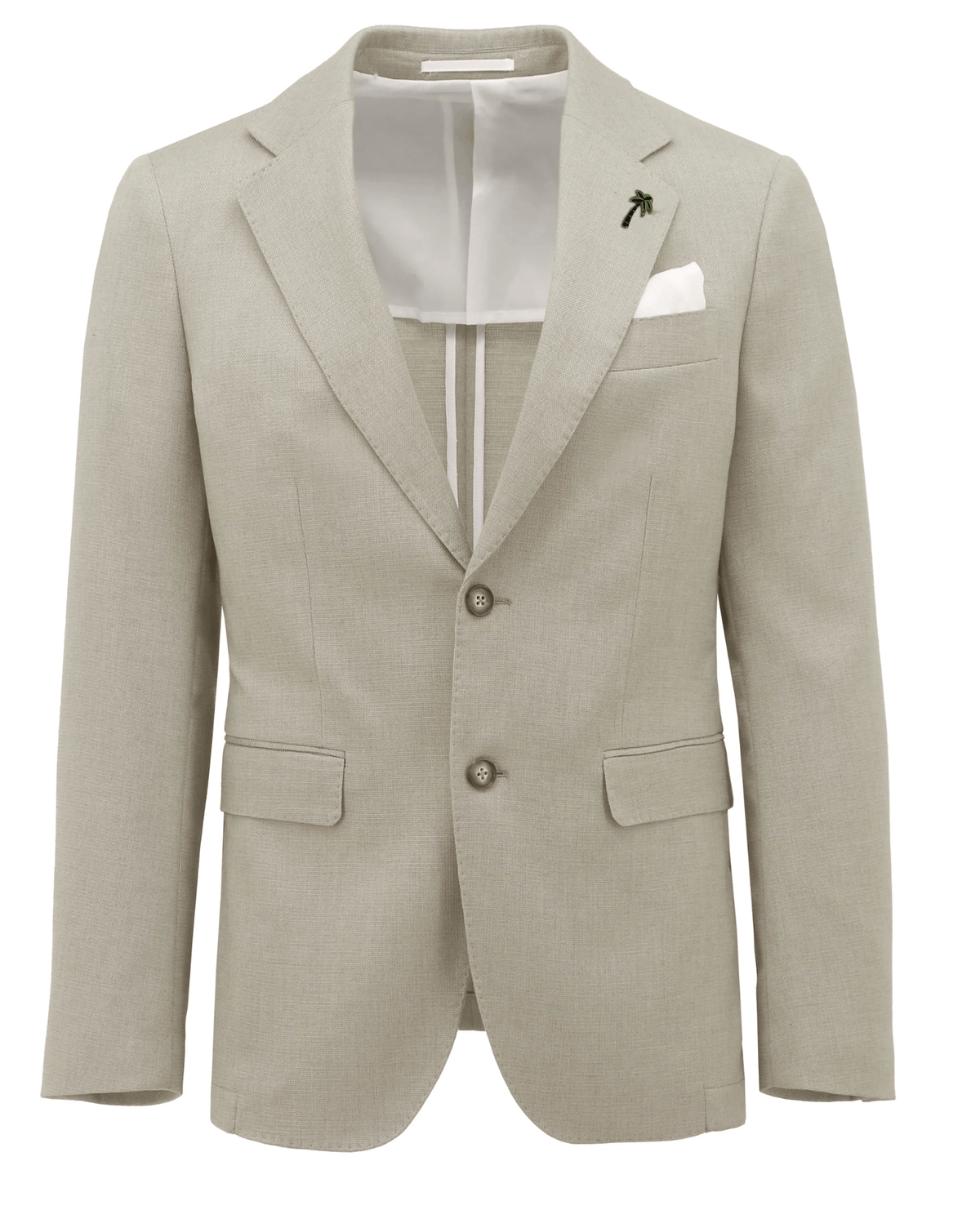 Christian Brooks Men's Slim Fit Forli Sports Jacket in Sand Comfort Stretch