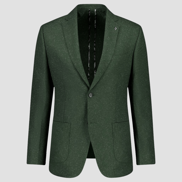 Uberstone Slim Fit Zeke Sports Jacket in Green