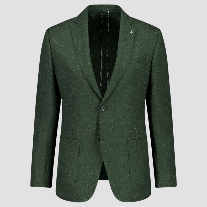 Uberstone Slim Fit Zeke Sports Jacket in Green