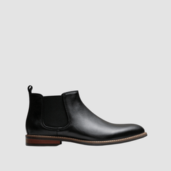 AQ By Aquila Lucca Mens Leather Boots in Black