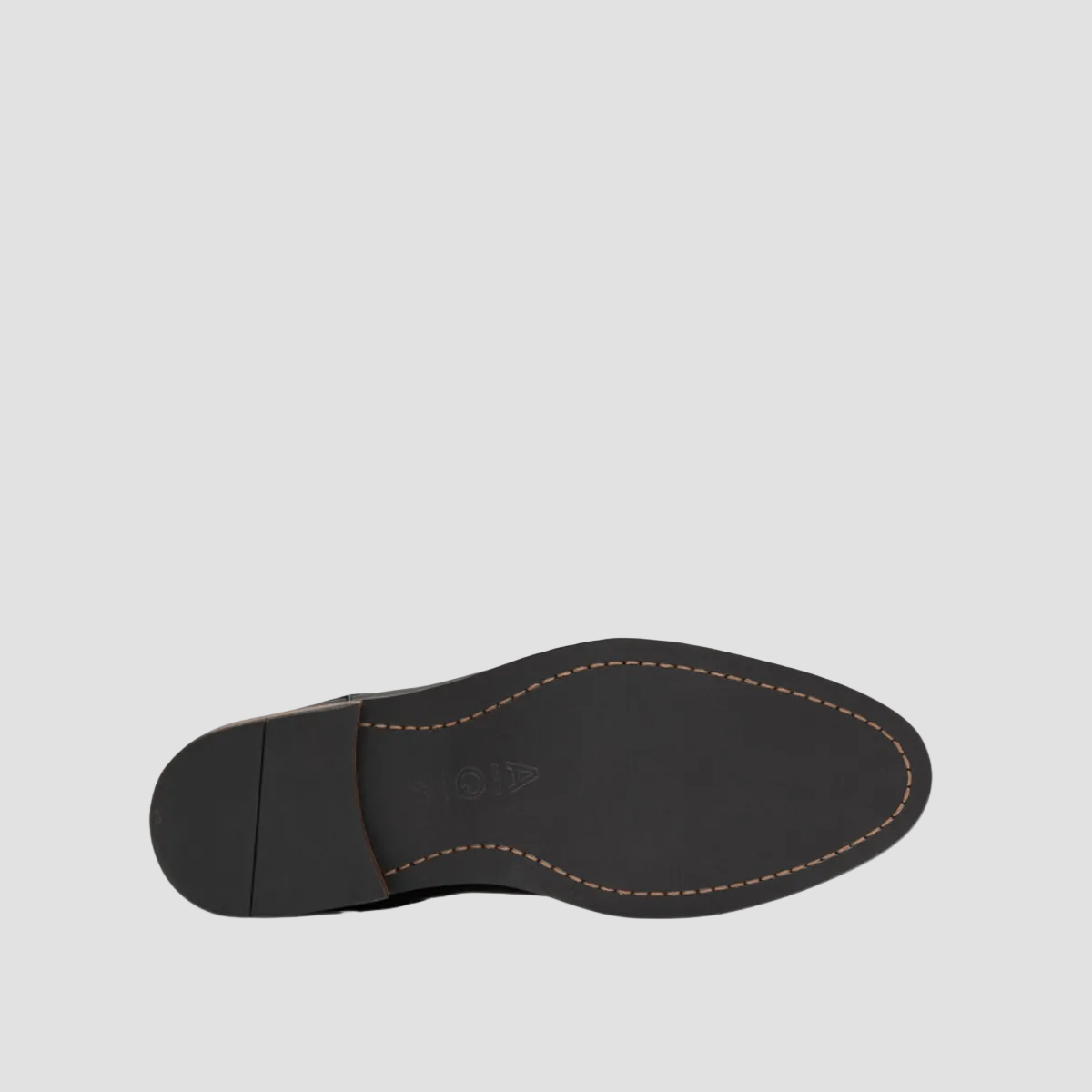 Sole of the AQ By Aquila Lucca Mens Leather Boots in Black