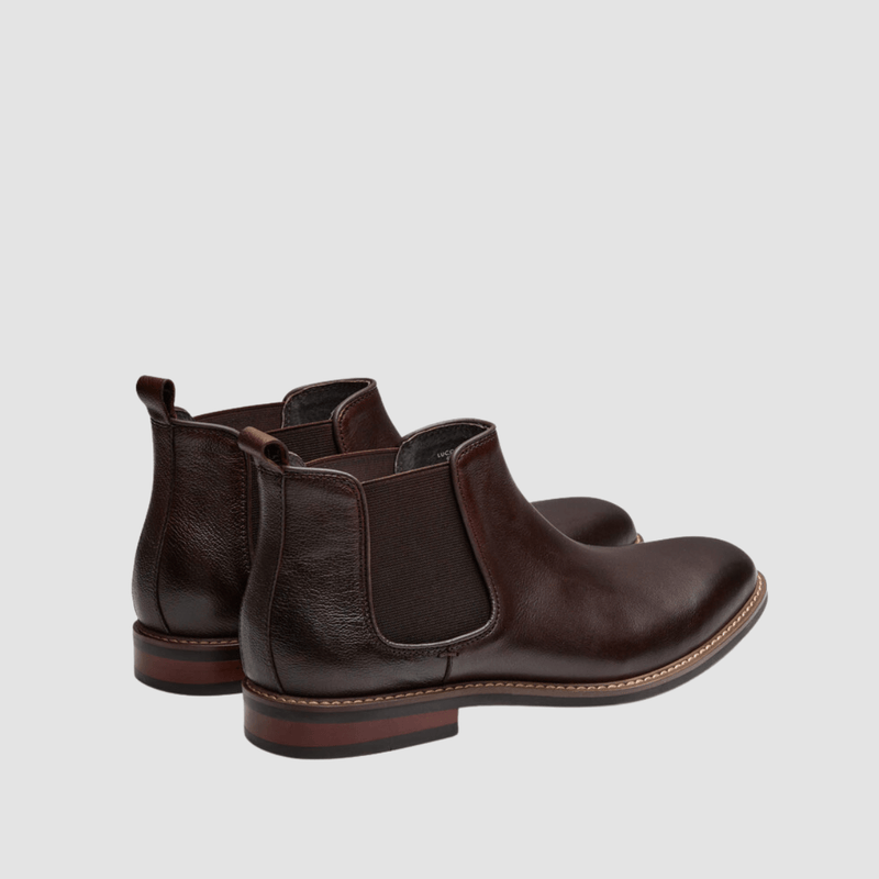 AQ By Aquila Lucca Mens Leather Boots in Brown