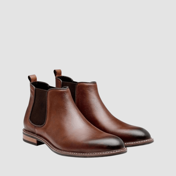 AQ By Aquila Lucca Mens Leather Boots in Tan