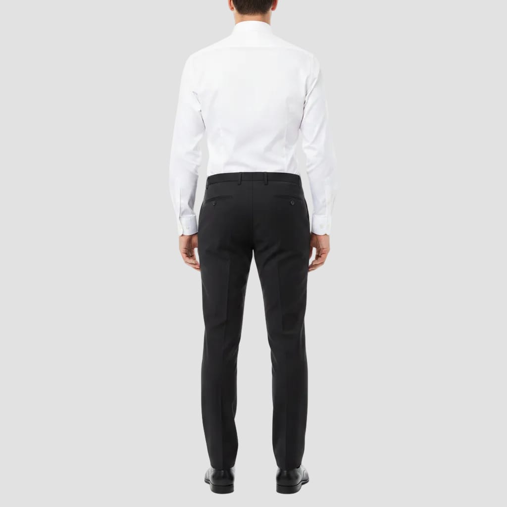back of black dress trousrs