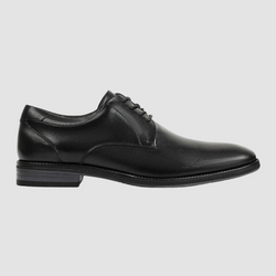 A closer look at the Ferracini Bentley Mens Leather Lace Up Shoe In Black