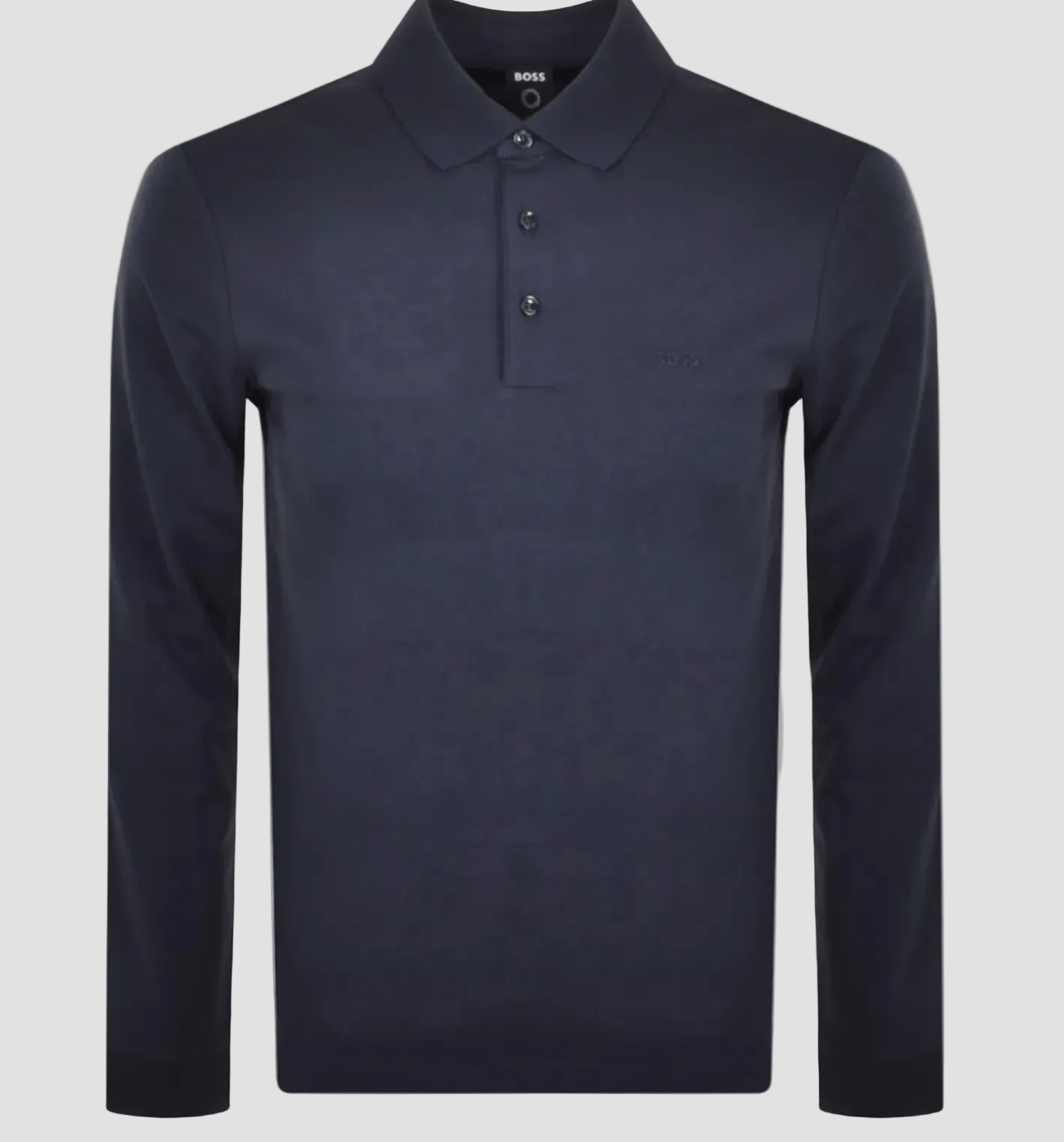 Blue polo t shirt on a white background