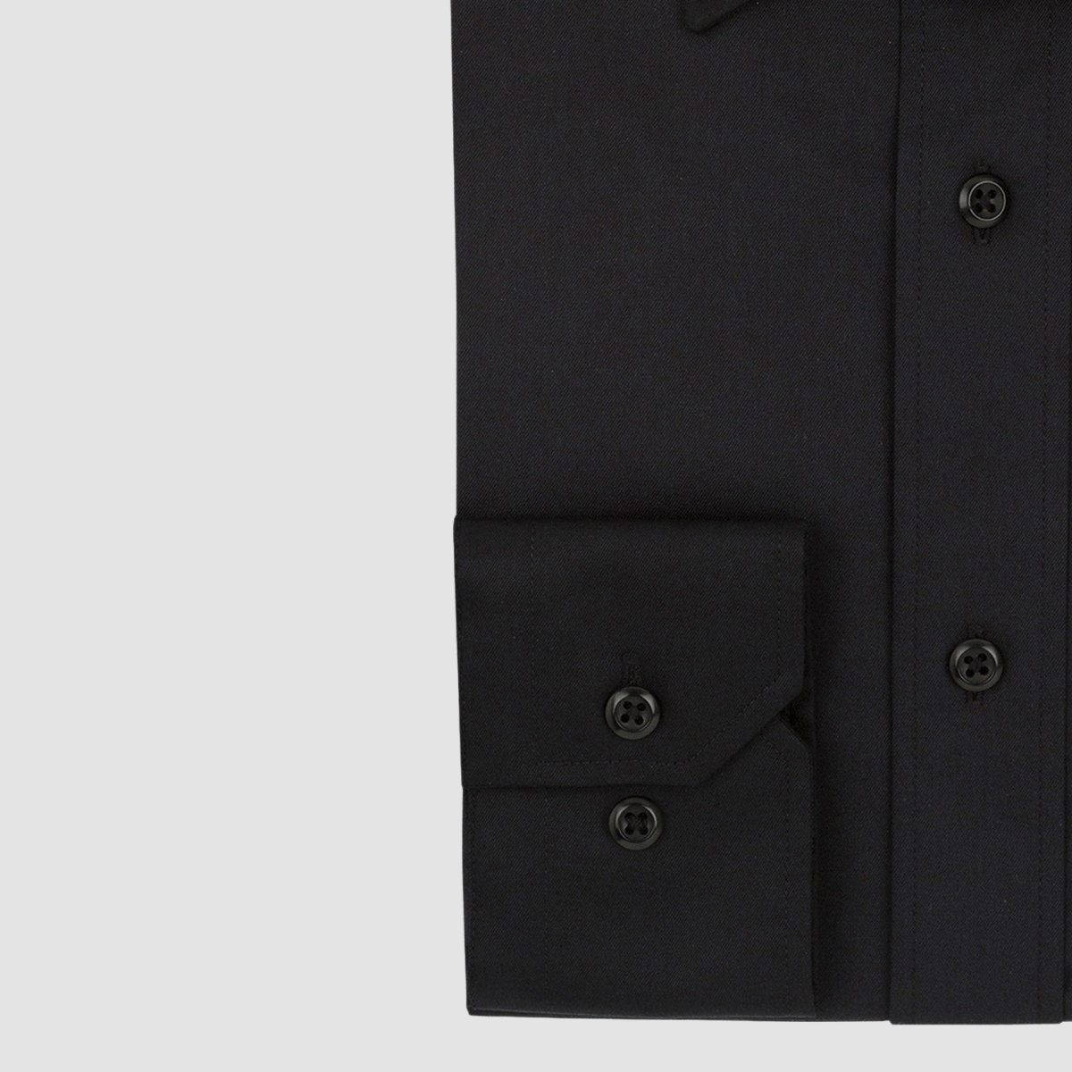 Men’s Classic Fit Brooke Business Shirt in Black.