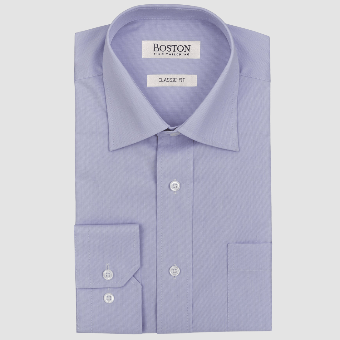 Men’s Classic Fit Brooke Business Shirt in Mauve.