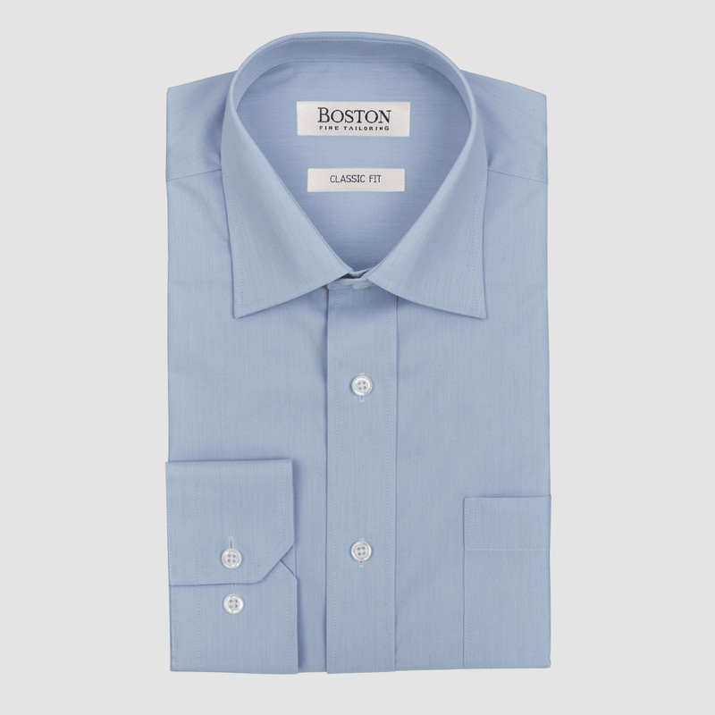 Boston classic fit brooke business shirt in blue