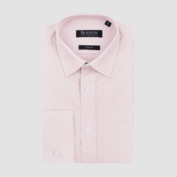 Boston Slim Fit Liberty French Cuff Shirt In Pink